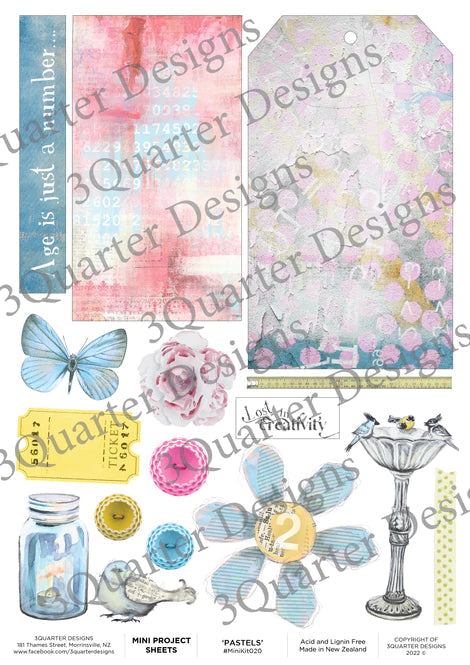 3Quarter Designs - Mini Project Sheet - Pastels-1