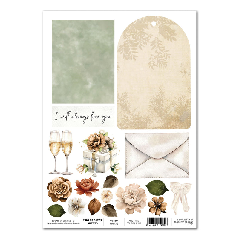3Quarter Designs Wedded Bliss - Mini Project Sheet-1