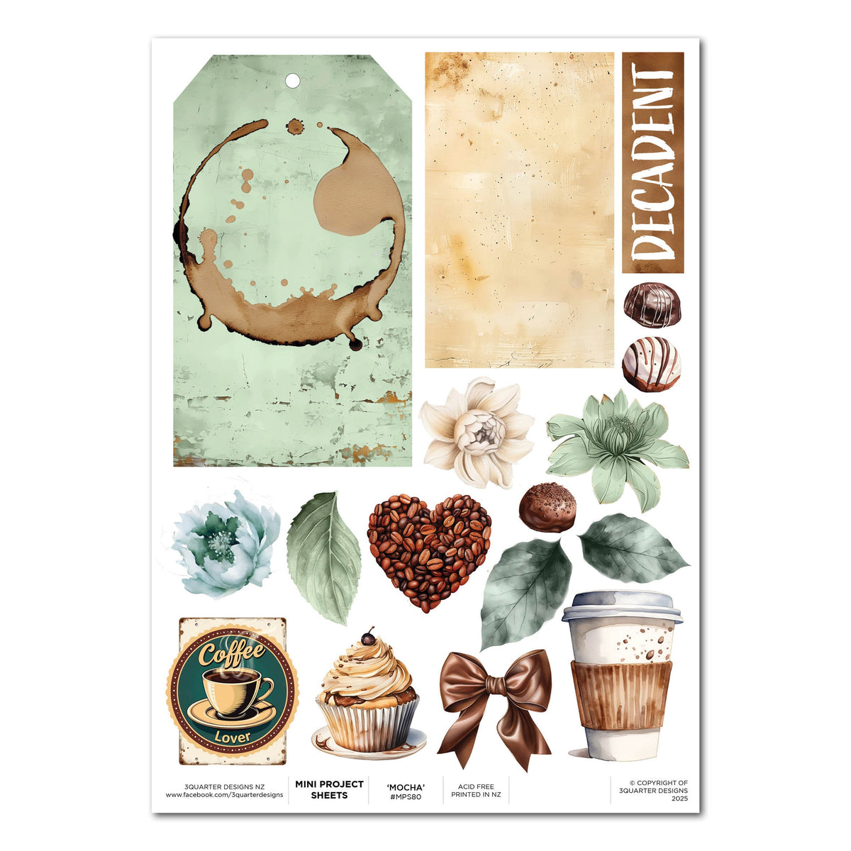 3Quarter Designs Mocha Fix - Mini Project Sheet-1