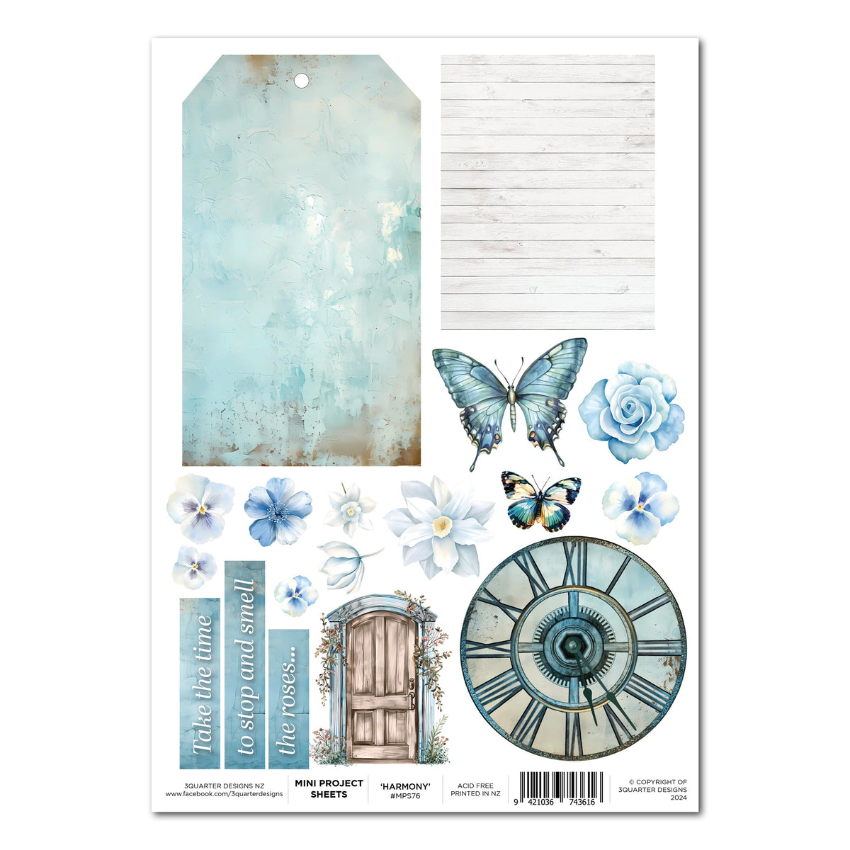3Quarter Designs Delicate Harmony - Mini Project Sheet-1