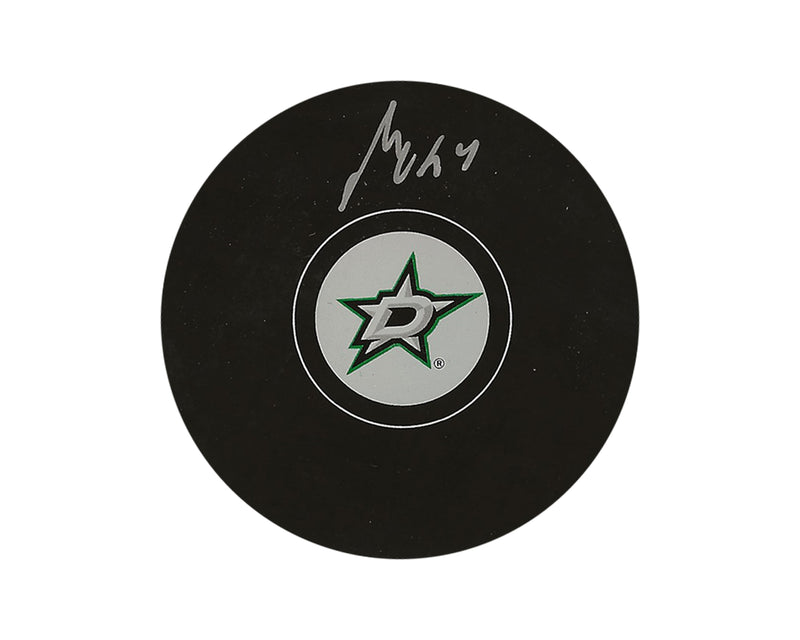 Miro Heiskanen Autographed Dallas Stars Autograph Model Puck-1