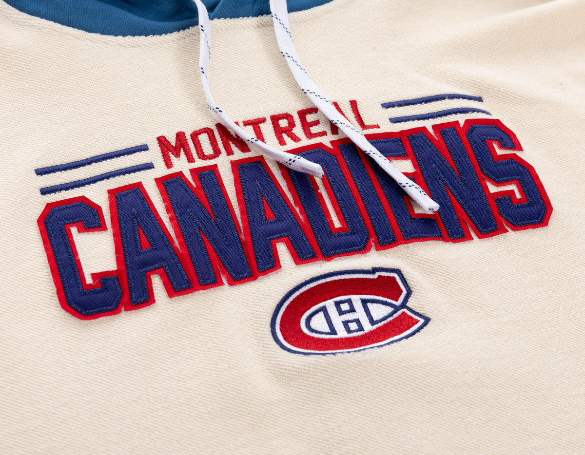 Montreal Canadiens NHL Unisex Reverse Terry Retro Premium Hoodie-5