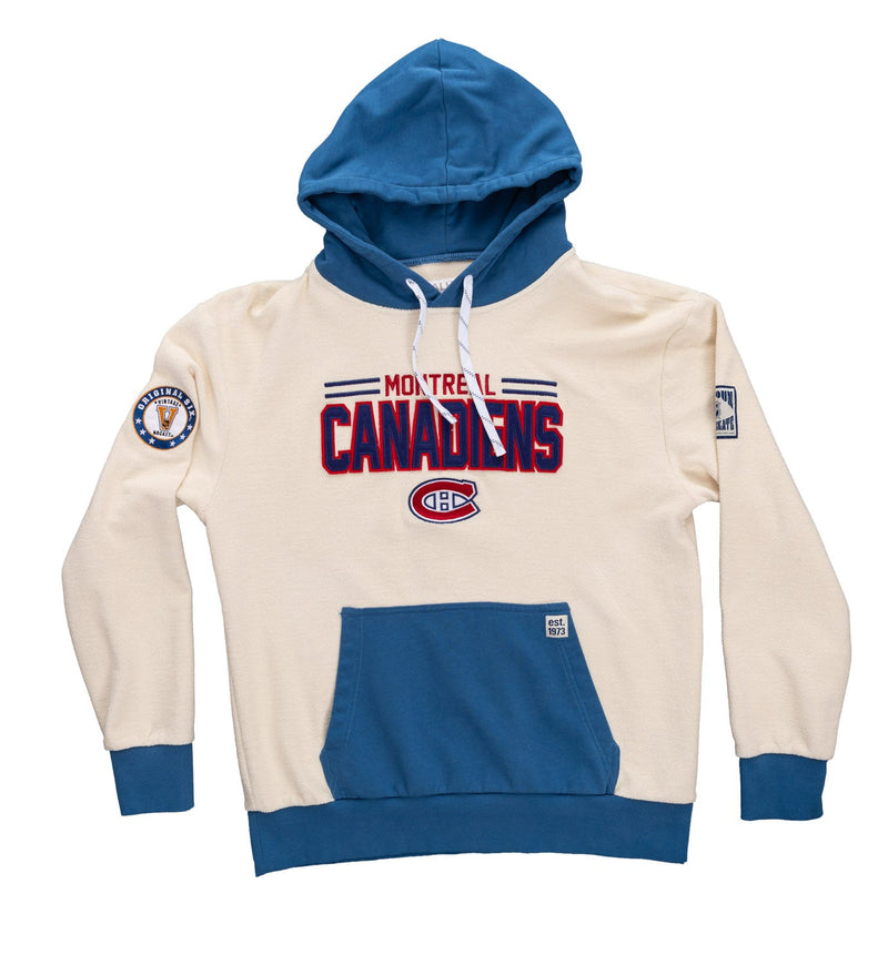 Montreal Canadiens NHL Unisex Reverse Terry Retro Premium Hoodie-7