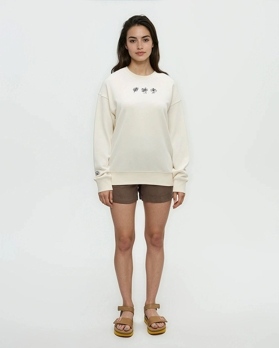 Haiti Embroidery Relaxed Crew-2