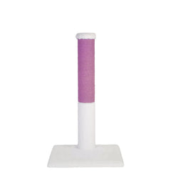 Noba Classic 28" Scratching Post - White Faux Fur-3