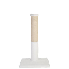 Noba Classic 28" Scratching Post - White Faux Fur-5