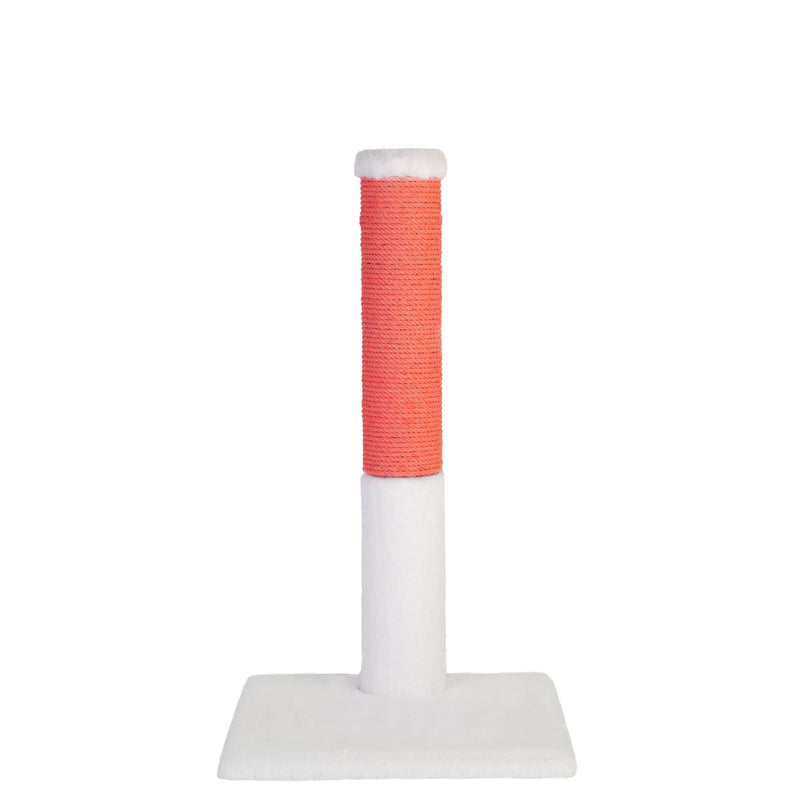 Noba Classic 28" Scratching Post - White Faux Fur-7