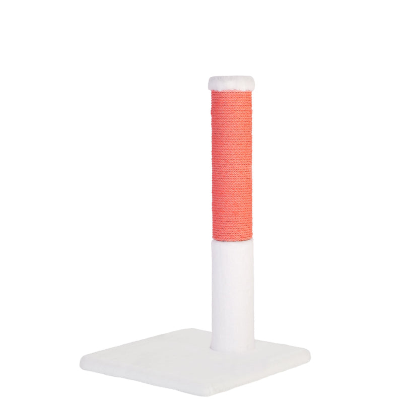 Noba Classic 28" Scratching Post - White Faux Fur-8