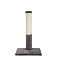 Noba Classic 28" Scratching Post - Grey Faux Fur-3
