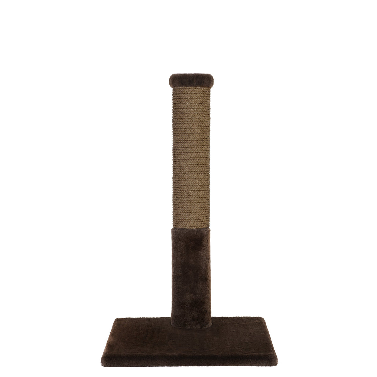 Noba Classic 28" Scratching Post - Brown Faux Fur-3