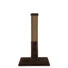 Noba Classic 28" Scratching Post - Brown Faux Fur-3
