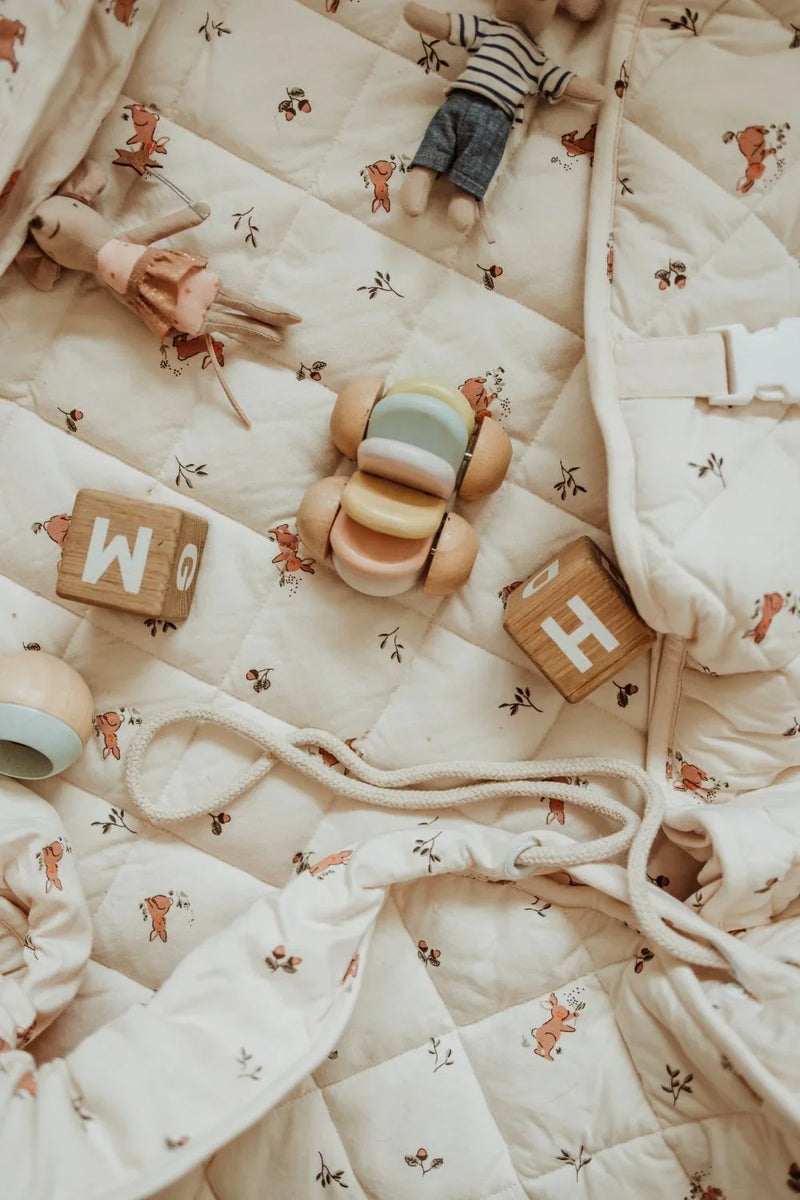 Organic Soft Babymat & Bag | Rabbit | play&go-9