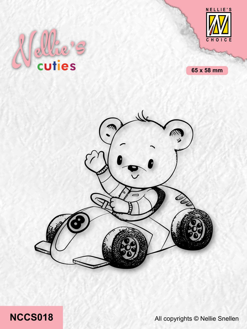 Nellie's Choice Clear Stamp Nellie's Cuties - Young Driver-1