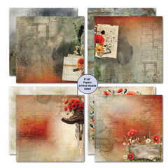 Pack de papiers 20x20 cm 3Quarter Designs Never Forgotten-3