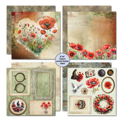 Pack de papiers 20x20 cm 3Quarter Designs Never Forgotten-4