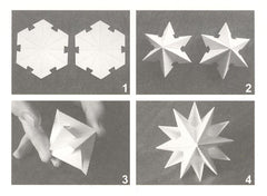 Nellie's Folding Die - Christmas Ball Star Small-3