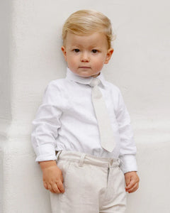 Skinny Tie | Linen | Noralee-1