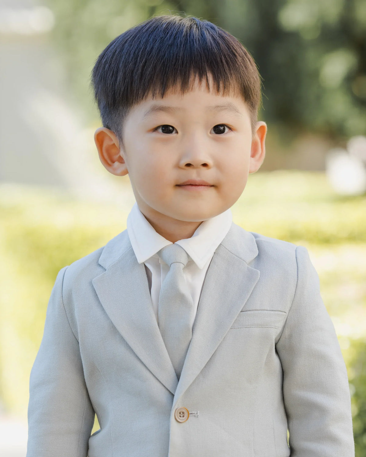 Skinny Tie | Heathered Mist | Noralee-1