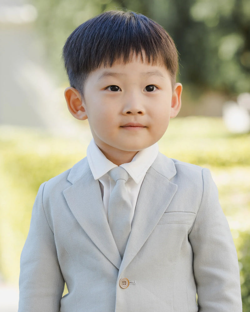 Skinny Tie | Heathered Mist | Noralee-1
