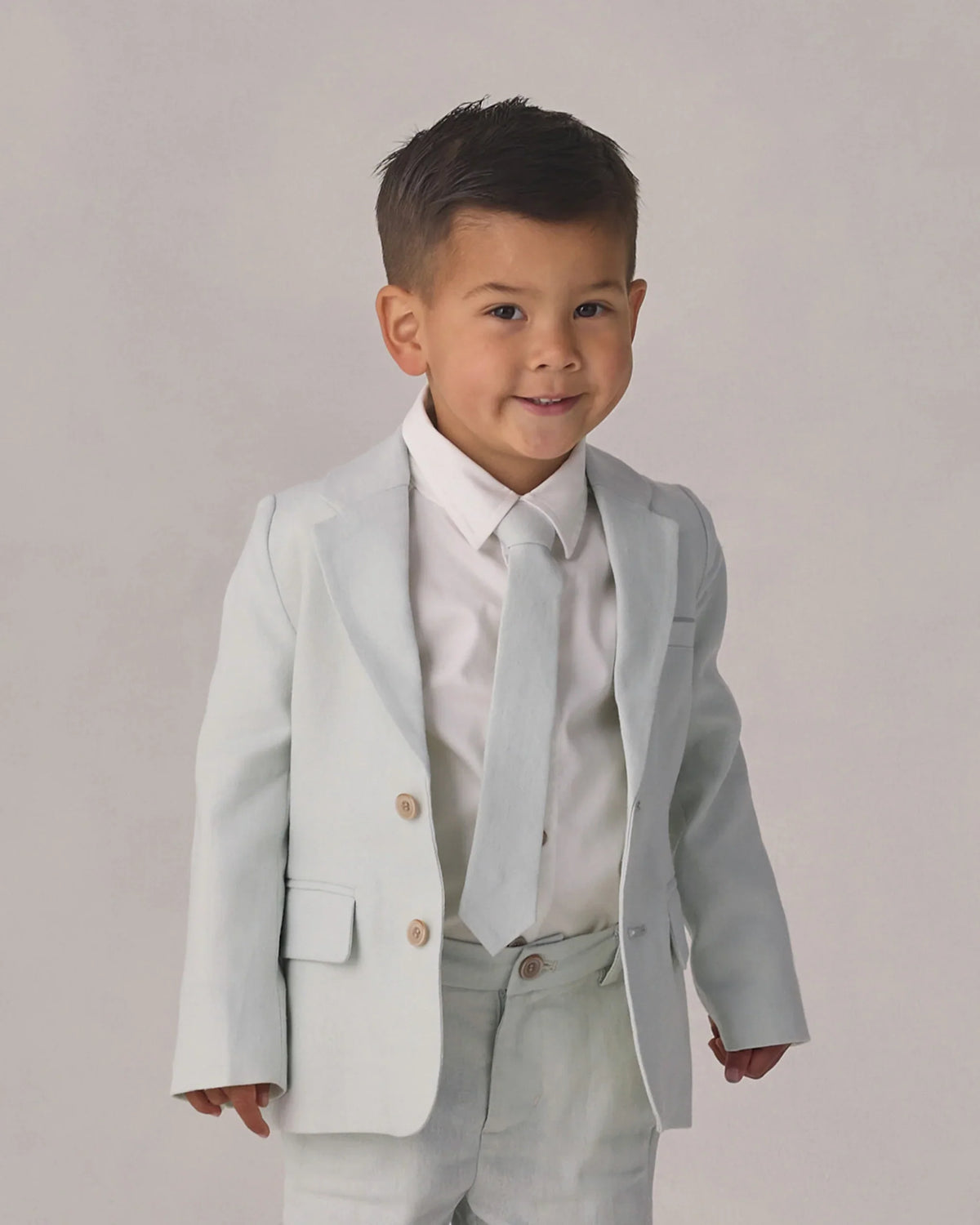 Skinny Tie | Heathered Mist | Noralee-2