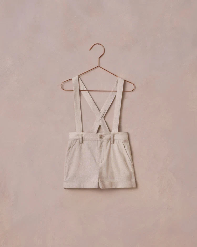 Suspender Short | Linen | Noralee-4
