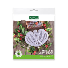 Flower Pro Holly & Mistletoe Silicone Mould-1