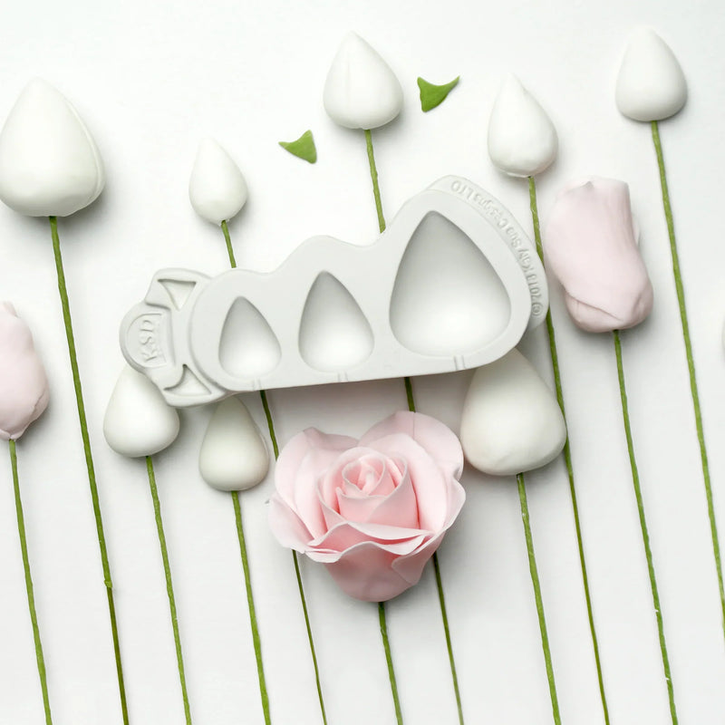 Moule en silicone cônes et épines de rose Flower Pro-2