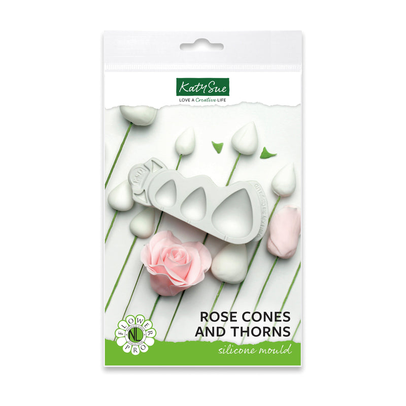 Moule en silicone cônes et épines de rose Flower Pro-1