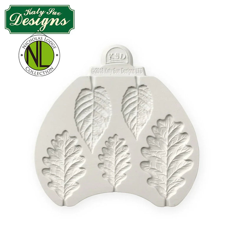 Flower Pro Blackberry and Oak leaves Silicone Mould-2