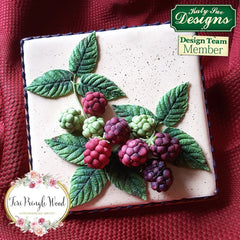 Flower Pro Blackberry and Oak leaves Silicone Mould-6