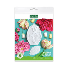 Flower Pro Peony / Tulip Silicone Mould and Veiner-1