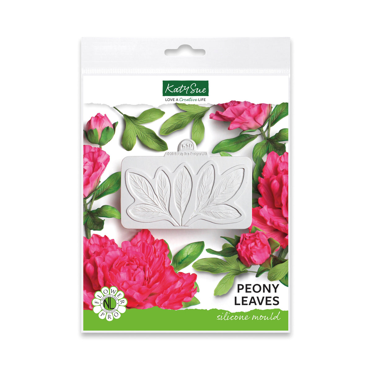 Flower Pro Peony Leaves Silicone Mould-1