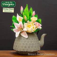 Flower Pro Lily Silicone Mould and Veiner-4