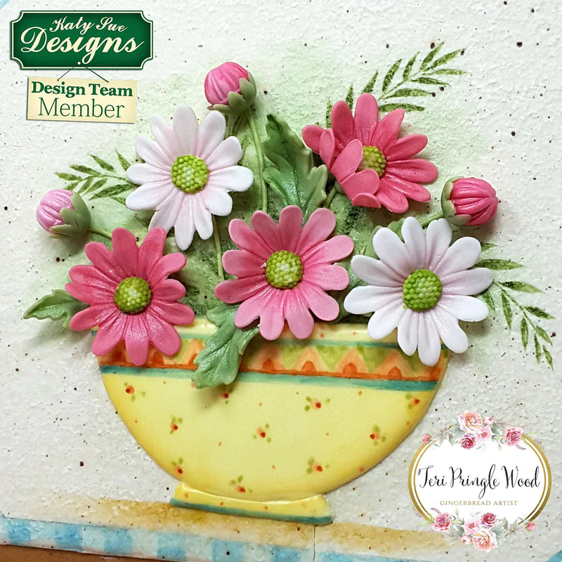 Moule en silicone et Veiner Flower Pro Feuilles de tournesol/marguerite-6
