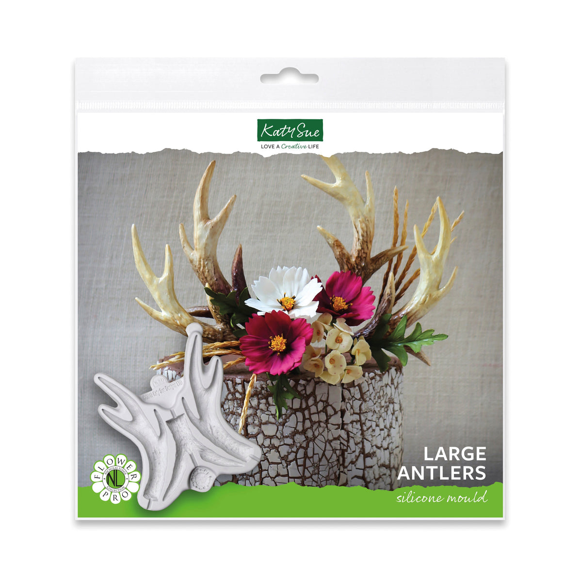 Molde de silicona para astas grandes Flower Pro-1