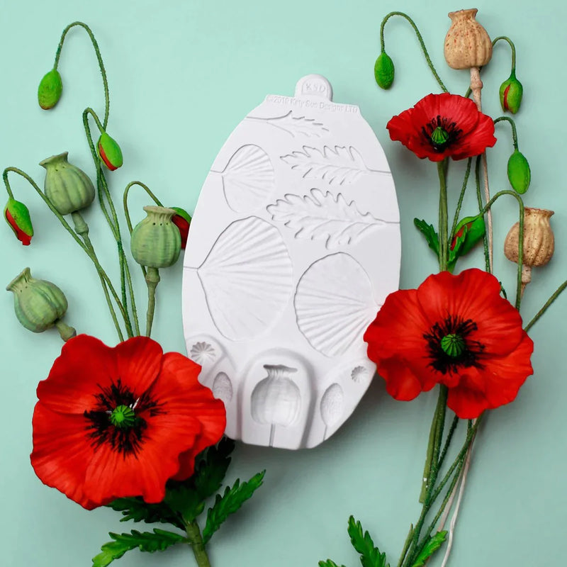Flower Pro Poppy Silicone Mould-2