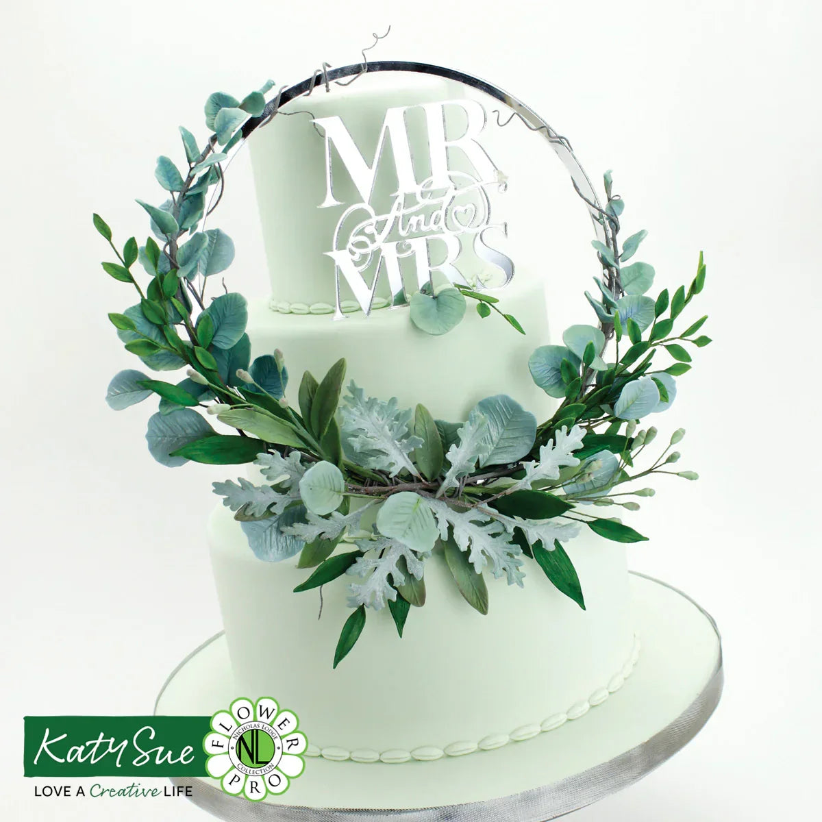 Molde de silicona para follaje de boda Flower Pro-9