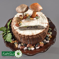 Flower Pro Large Log Slice Veiner Silicone Mould-6