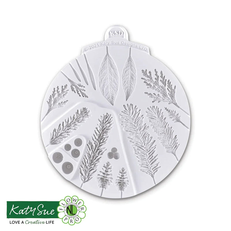Flower Pro Winter Foliage Silicone Mould-2