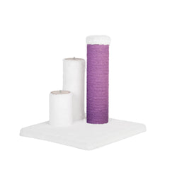 Noba Evolution - 4 in 1 Scratching post - White Faux fur-6