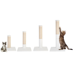 Noba Evolution - 4 in 1 Scratching post - White Faux fur-5