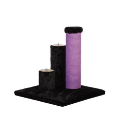 Noba Evolution - 4 in 1 Scratching post - Black Faux Fur-2
