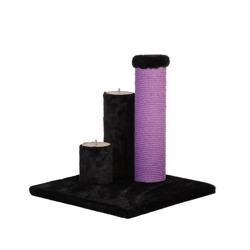 Noba Evolution - 4 in 1 Scratching post - Black Faux Fur-2