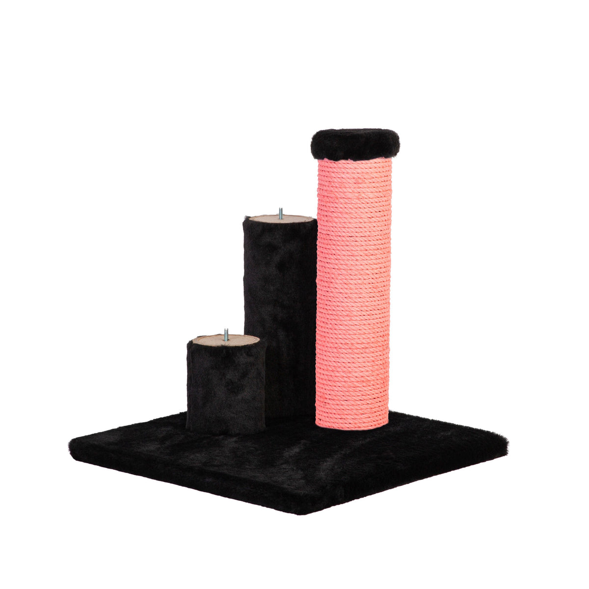 Noba Evolution - 4 in 1 Scratching post - Black Faux Fur-4