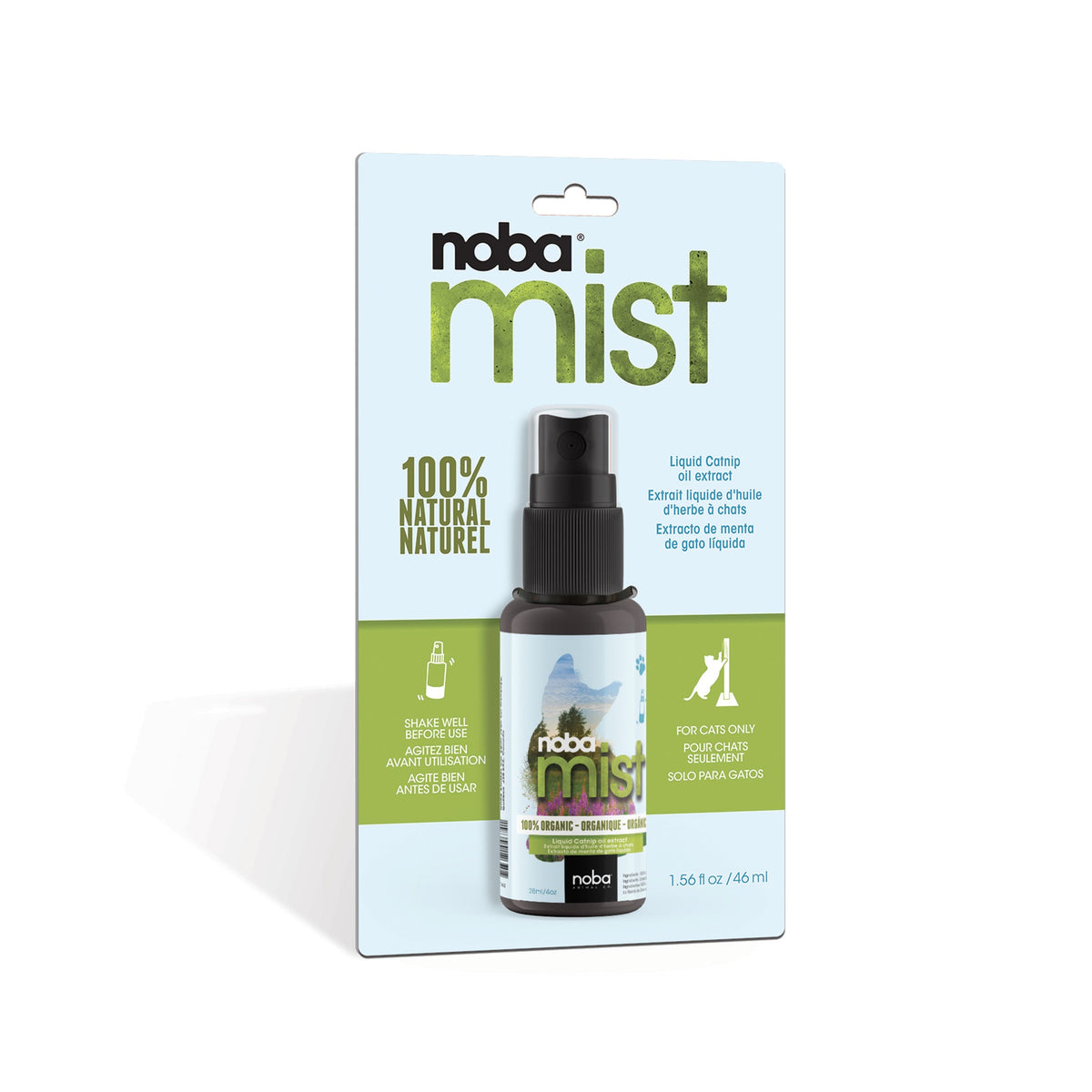 Noba Mist Catnip Spray - 100% Natural Entertainment and Relaxation for Your Cat-1