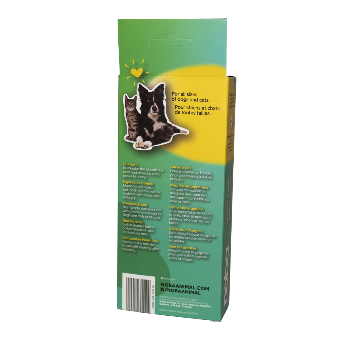 Noba LED Nail Clipper for Cats & Dogs-12
