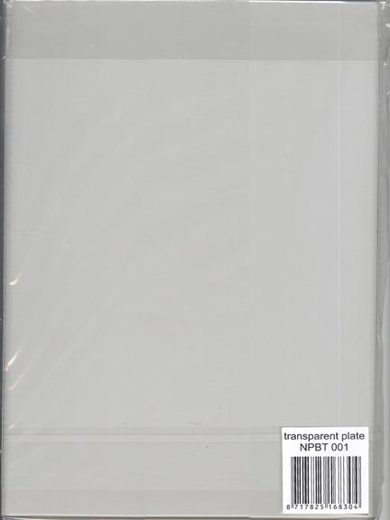 A4 Transparent Shim Plate (5mm) for the PressBoss PRO-1