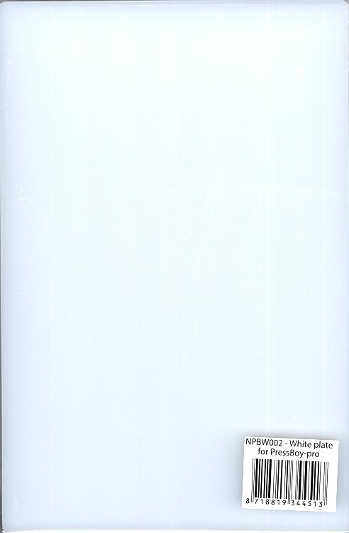 White Base Plate A5 for the PressBoy-1