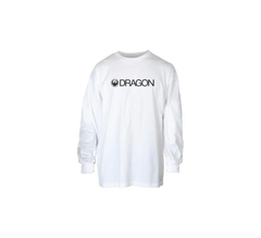 Dragon 'Trademark' L/S Tee - White-1