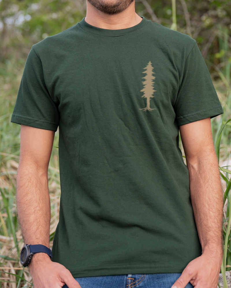 MINI TREE- Unisex Organic Cotton Tee - Forest-1